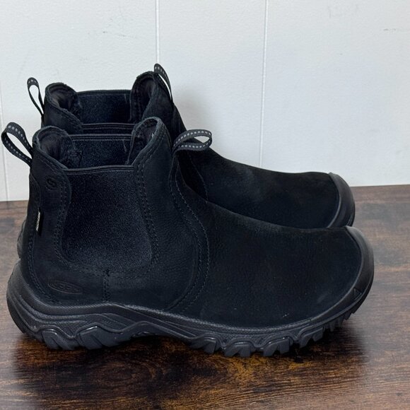 Keen Shoes - Brand new KEEN Greta Chelsea II Waterproof boots in Black/Black — NWT and box